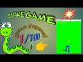 Create a Snake Game using Python pygame