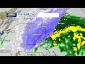 Hour-by-hour look at snow rain moving into New Hampshire on Thanksgiving