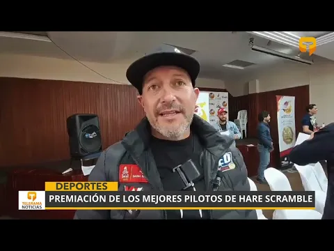 Premiación de los mejores pilotos de Hare Scramble