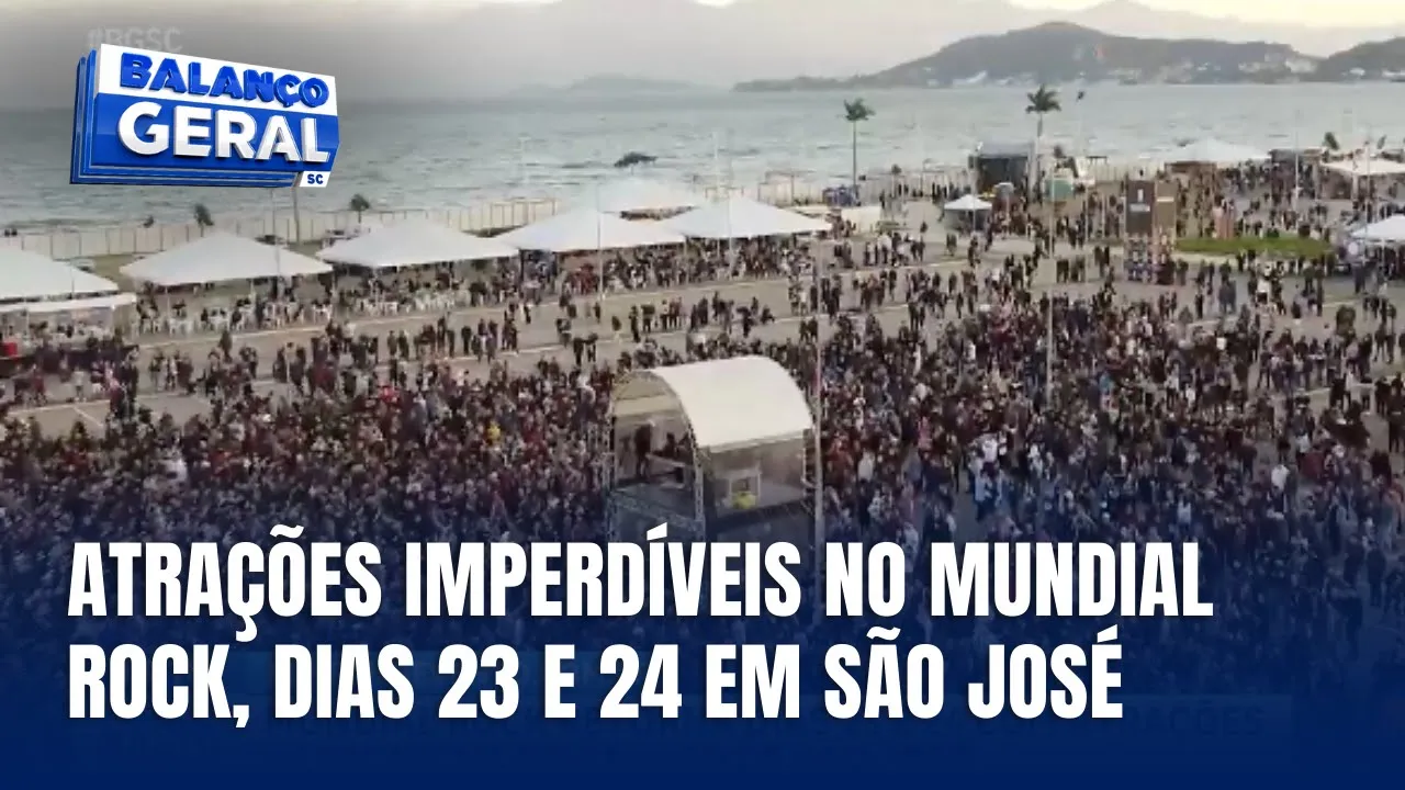 Mundial Rock 2024: festival de música e arte na Beira-Mar de São José