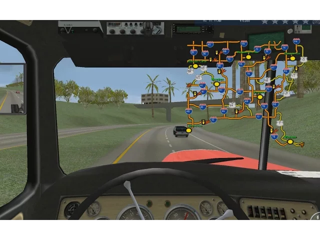 18 Wheels of Steel: Across America — Первые минуты игры (First minutes of the game)