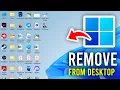 How To Remove Icons From Desktop Without Deleting In Windows Files Apps Folders - Full Guide