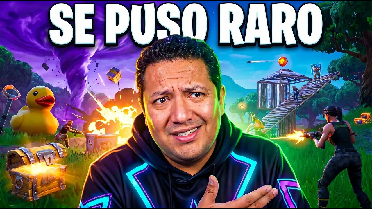 Fortnite se puso raro demasiado rápido 😂