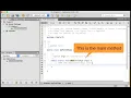 Introduction to Programming with Java 1 NetBeans IDE