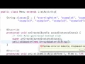 Android Application Development Tutorial 19 Setting up an ArrayAdapter