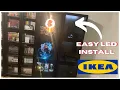 How to Install LED in the Ikea Besta Unit the way for an Anime Statue Display