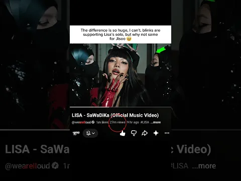 Jisoo deserves some support too 😭 #jisoo #지수 #lisa #리사 #blackpink #블랙핑크