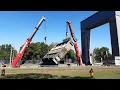 Download Lagu Het uithijsen van een hefdeur van sluis Weurt | Timelapse