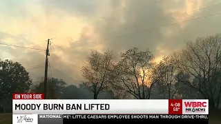 Moody ban burn lifted