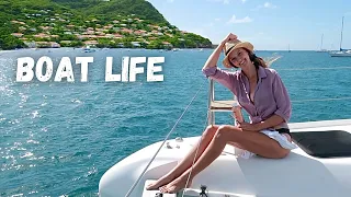 A Day in the Life 🥐⛵️Anchored in Martinique | Sailing the Caribbean
