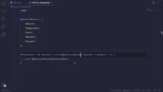 PHP - Looping through an array