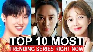 top 10 most korean trending tv shows right now kdrama series to watch on netflix disney viki 2023
