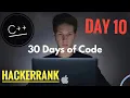 Day 10 of 30 Days of Code Binary Numbers Hackerrank C