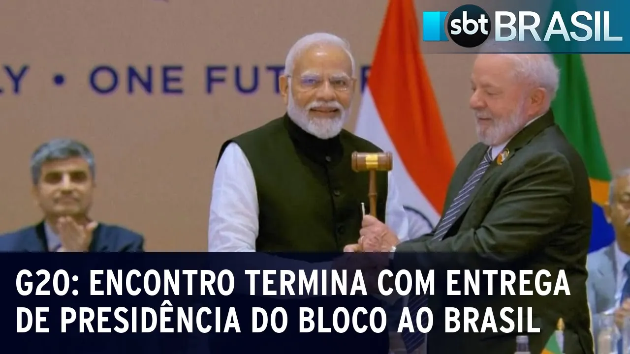 Brasil assume oficialmente a presidência do G20 em janeiro de 2024 | SBT Brasil (11/09/23)