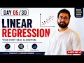 Linear Regression Explained Simply Your First Machine Learning Algorithm Day 5