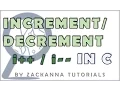 24 Increment and Decrement Operator in C i i--