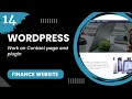 WordPress - Work on Contact page and plugin