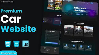 Create a Responsive Car Website Design Using HTML CSS JavaScript becodewala