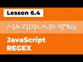 Intro to JavaScript Regular Expressions Ep 6 4