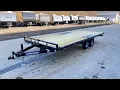 2021 Sure-Trac 102x20 Flatbed Deckover Trailer 9900 GVW