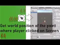 Unity 3D How to get mouse Position to World Space using C Screen Coordinates to World Coordinates