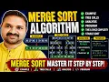 In Telugu Merge Sort Algorithm Example Tree Calls Time Complexity Program DS
