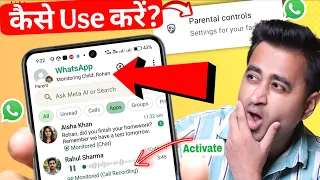 How to Activate WhatsApp Parental Control Feature ✅ | Kaise Use Kare | New Update