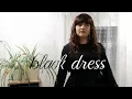 Crossdressing in little black dress