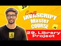 Library Management Project using Javascript Javascript Master Course in