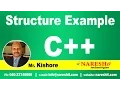 C Structure example C Tutorial Mr Kishore