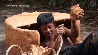 Building Kiln And Mud Bricks To Survive Constructing Burn Ancient Mud Brick Kilns 