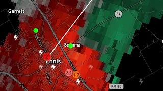Ennis Texas Tornado Radar