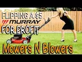 FLIPPING A CRAIGSLIST 5 LAWN MOWER 4 5HP MURRAY PUSH LAWNMOWER IN 15 MINUTES FOR A HUGE PROFIT