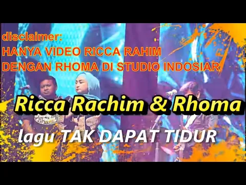 Download MP3 Disclaimer: HANYA VIDEO MESRANYA RICCA RAHIM DGN RHOMA SAAT CEK SOUND INDOSIAR