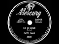 Download Lagu 1949 Patti Page - So In Love