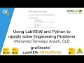 Using LabVIEW and Python to rapidly solve Engineering Problems - Md Tanveejul Arsath CLD