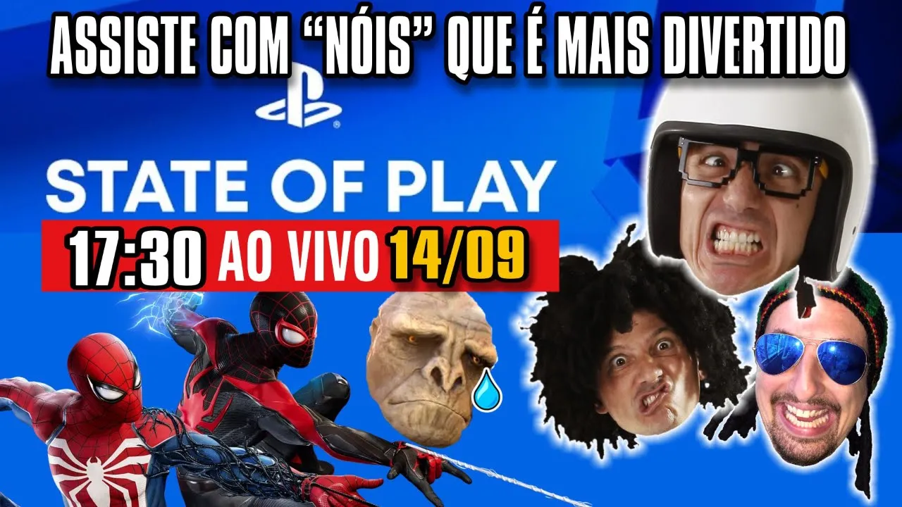 ???????? 17:30H AO VIVO - STATE OF PLAY SETEMBRO 14/09 ASSISTE COM "NÓIS" #ps5