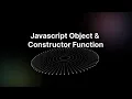 Javascript Object Constructor Function