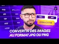 Comment convertir n importe quel format image en JPG ou PNG facilement