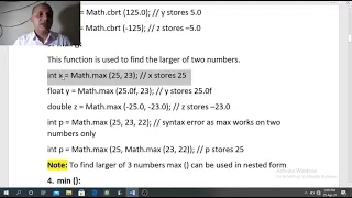 ICSE class 10 Computer Applications Mathematical functions in java