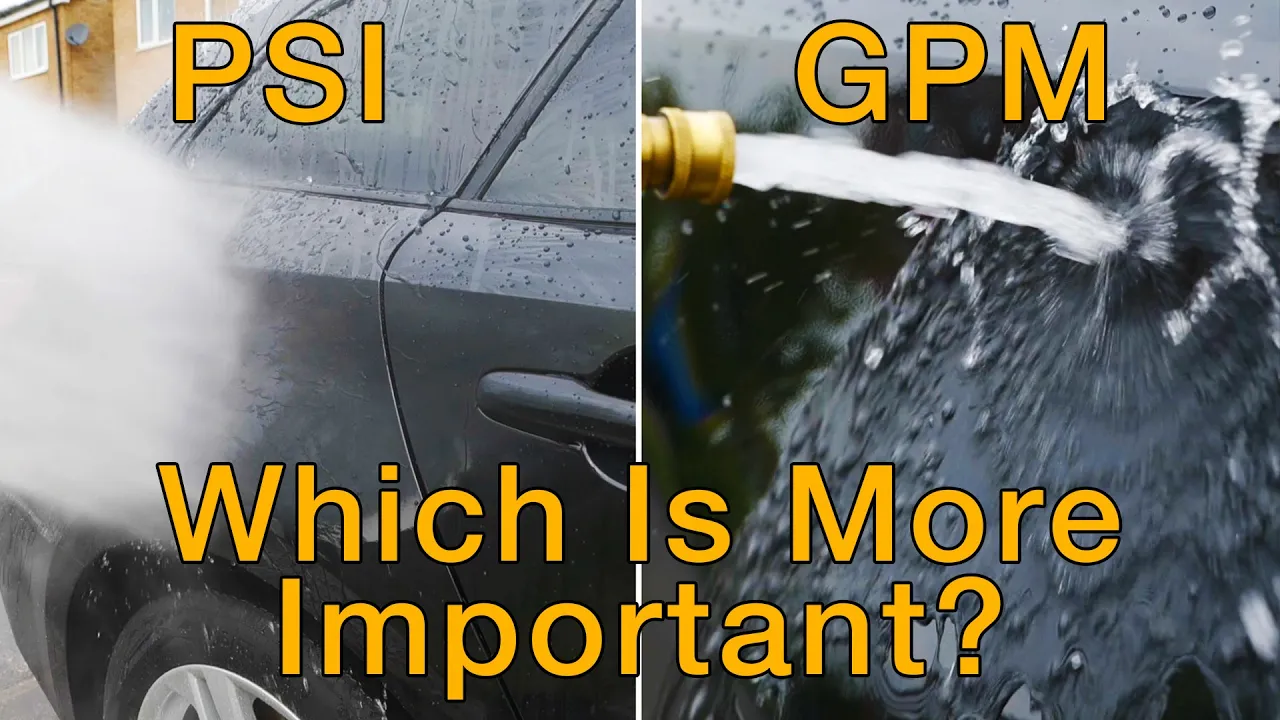GPM or PSI - What's The Difference In A Pressure Washer?