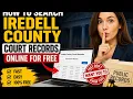How to search Iredell County court records online for free