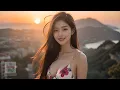 Download Lagu Flowing Bohemian Maxi Dress in Noboribetsu, Hokkaido, Japan, 4K AI Art Lookbook 481