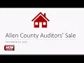 Allen County to auction tax-forfeited properties Nov 13