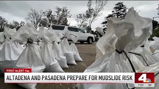 Altadena and Pasadena prepare for mudslide risk