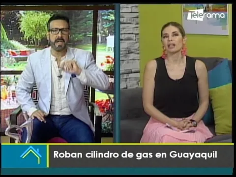 Roban cilindro de gas en Guayaquil