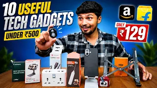 10 Useful Tech Gadgets Under ₹500 | Amazon & Flipkart