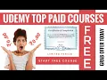Udemy top Paid Courses Free Free Certificate Limeted Offer