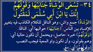 شرح قصيدة (بانت سعاد)  || الدرس السادس. 