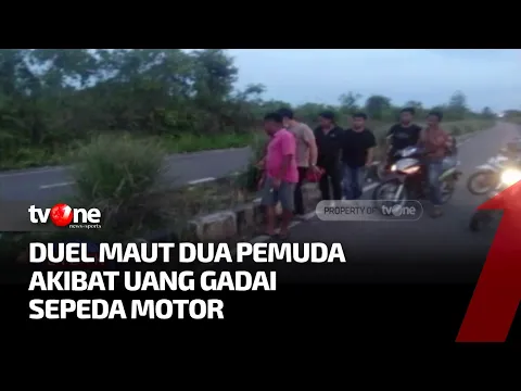Dipicu Uang Gadai Motor, Dua Pemuda Duel Maut Gunakan Sajam